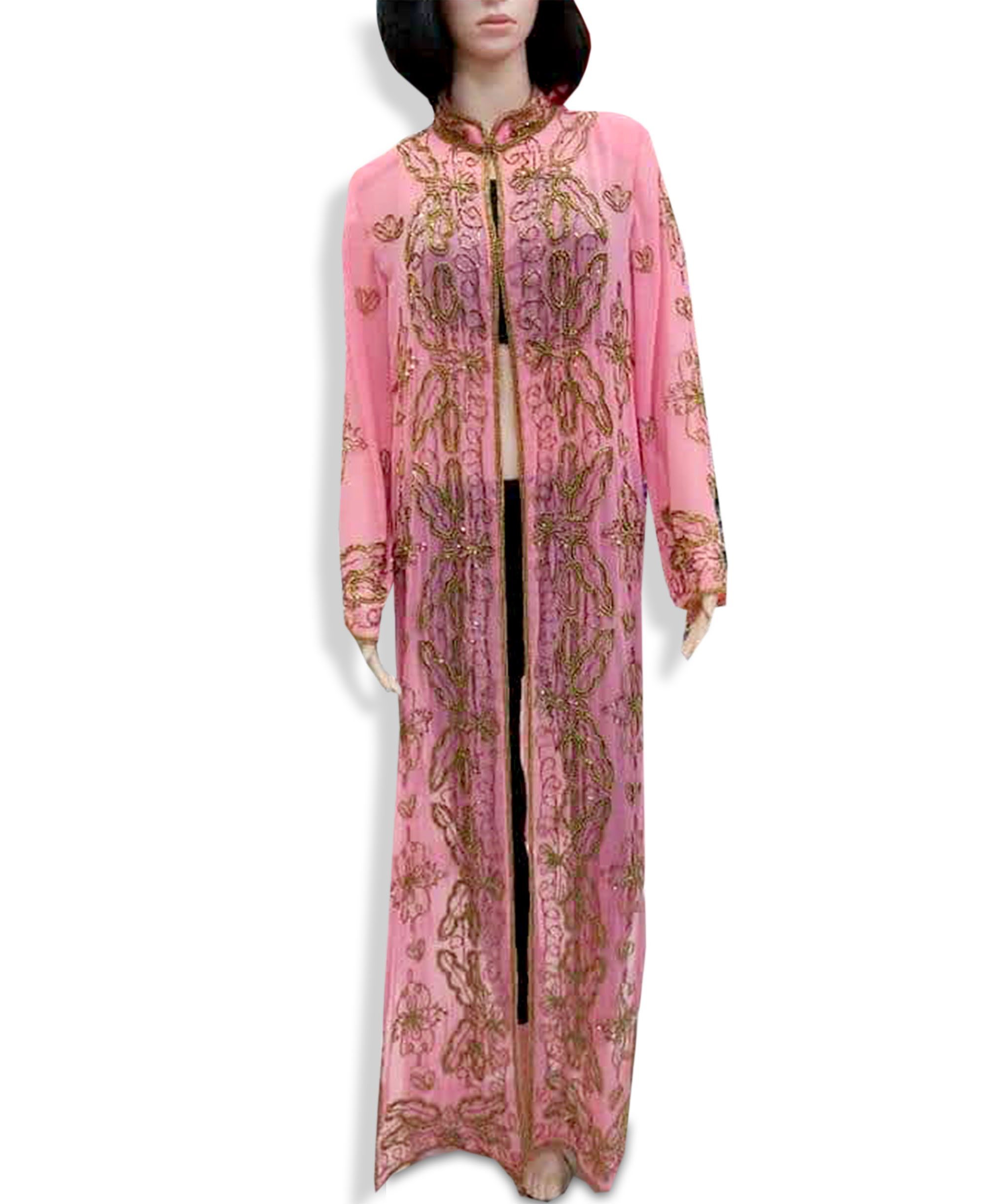 long chiffon kaftan