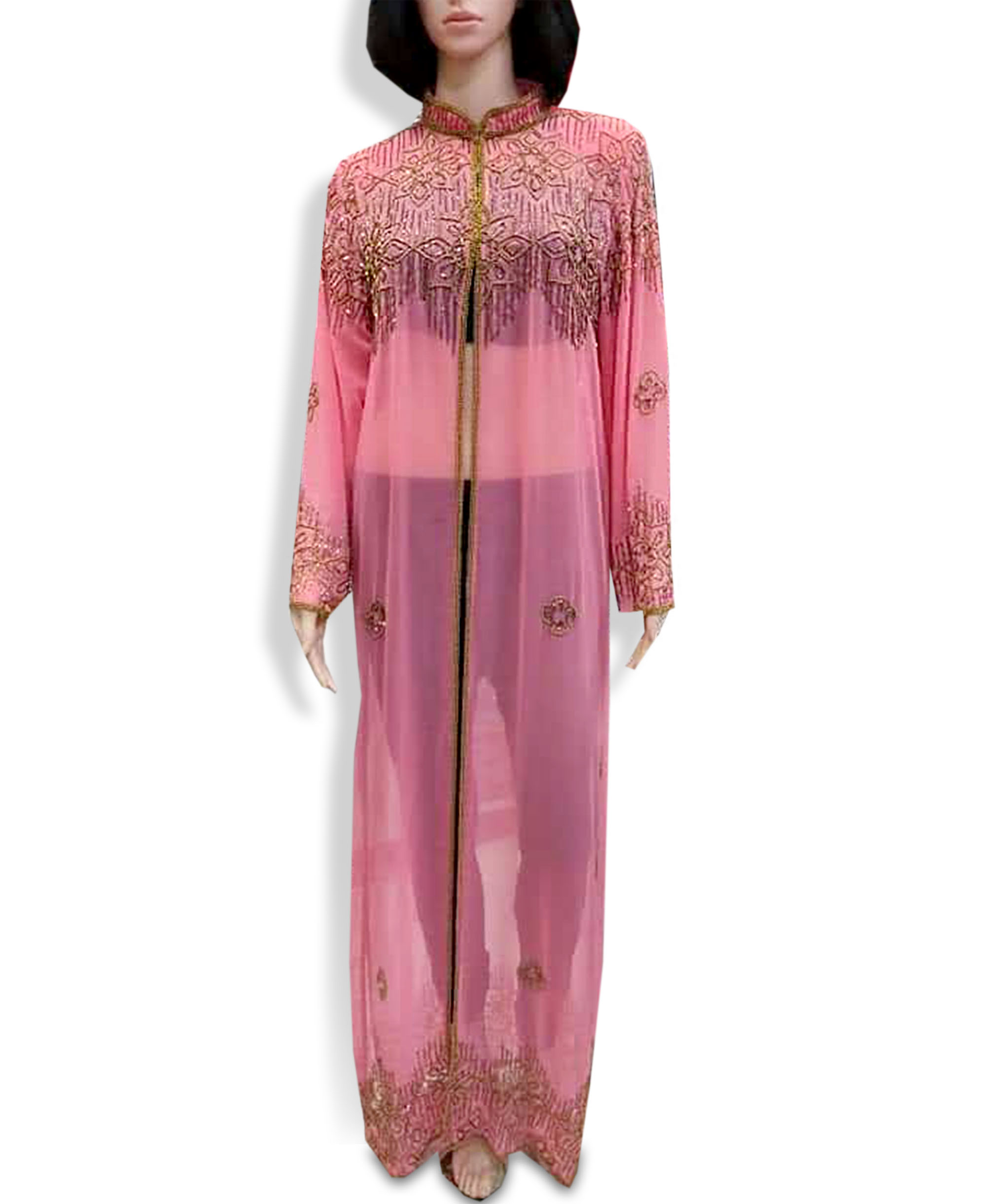 long chiffon kaftan